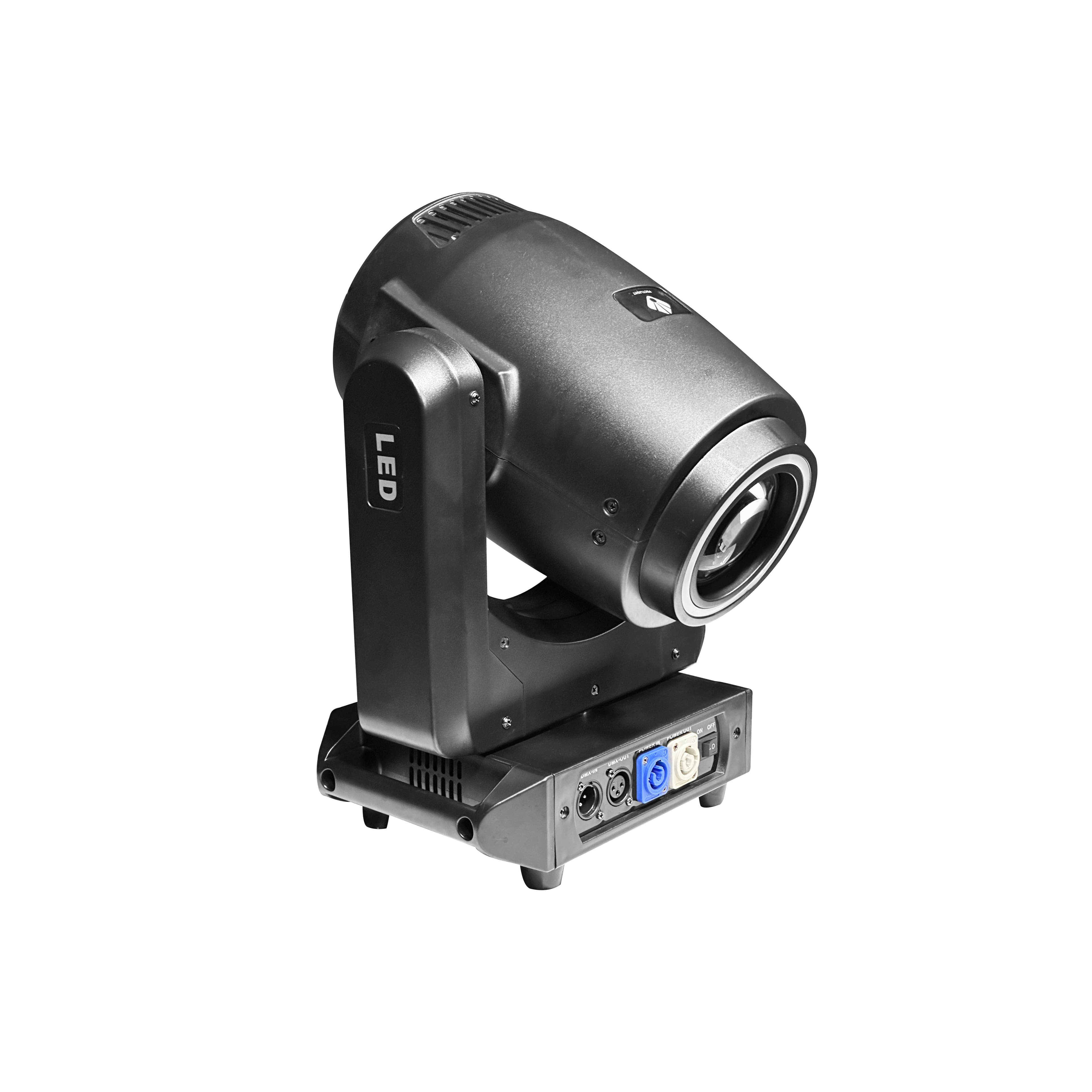 150W LED Beam Spot Wash Moving Head Light with Round LED Strip