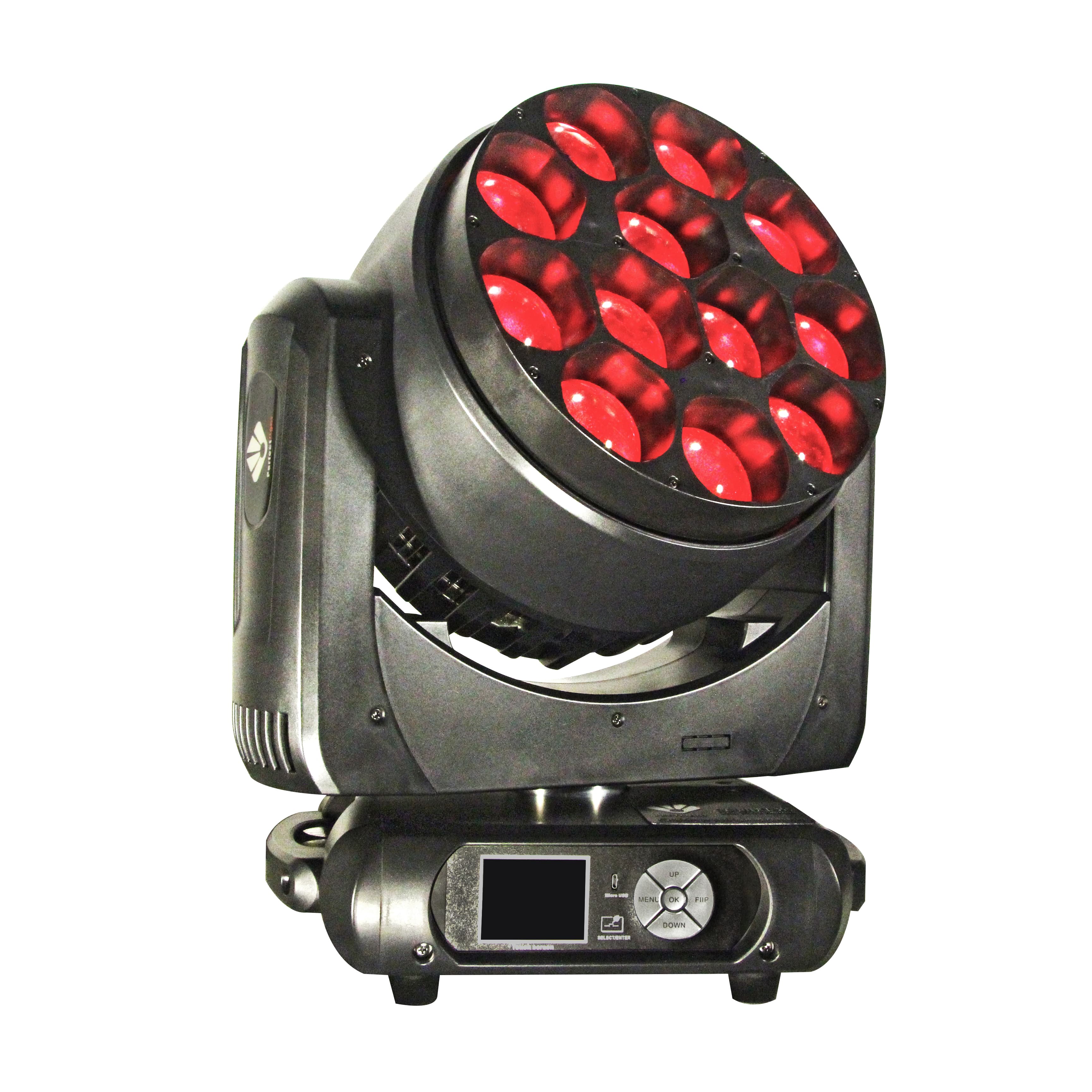 12x40W LED Wash Moving Head Light with Zoom
